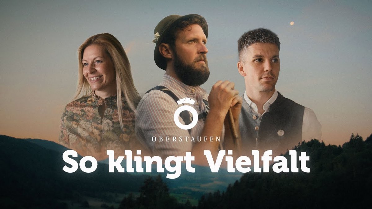 Dreharbeiten der Oberstaufen-Kampagne „uifach mir“